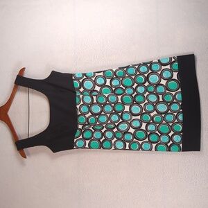 Dress Barn Womens Bubbly Abstract‎ Sheath Artsy Mini Dress Size 4